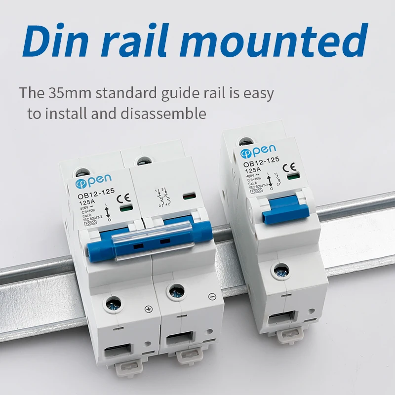 Автоматический выключатель постоянного тока 2p 12-125 В 1 P Миниатюрная