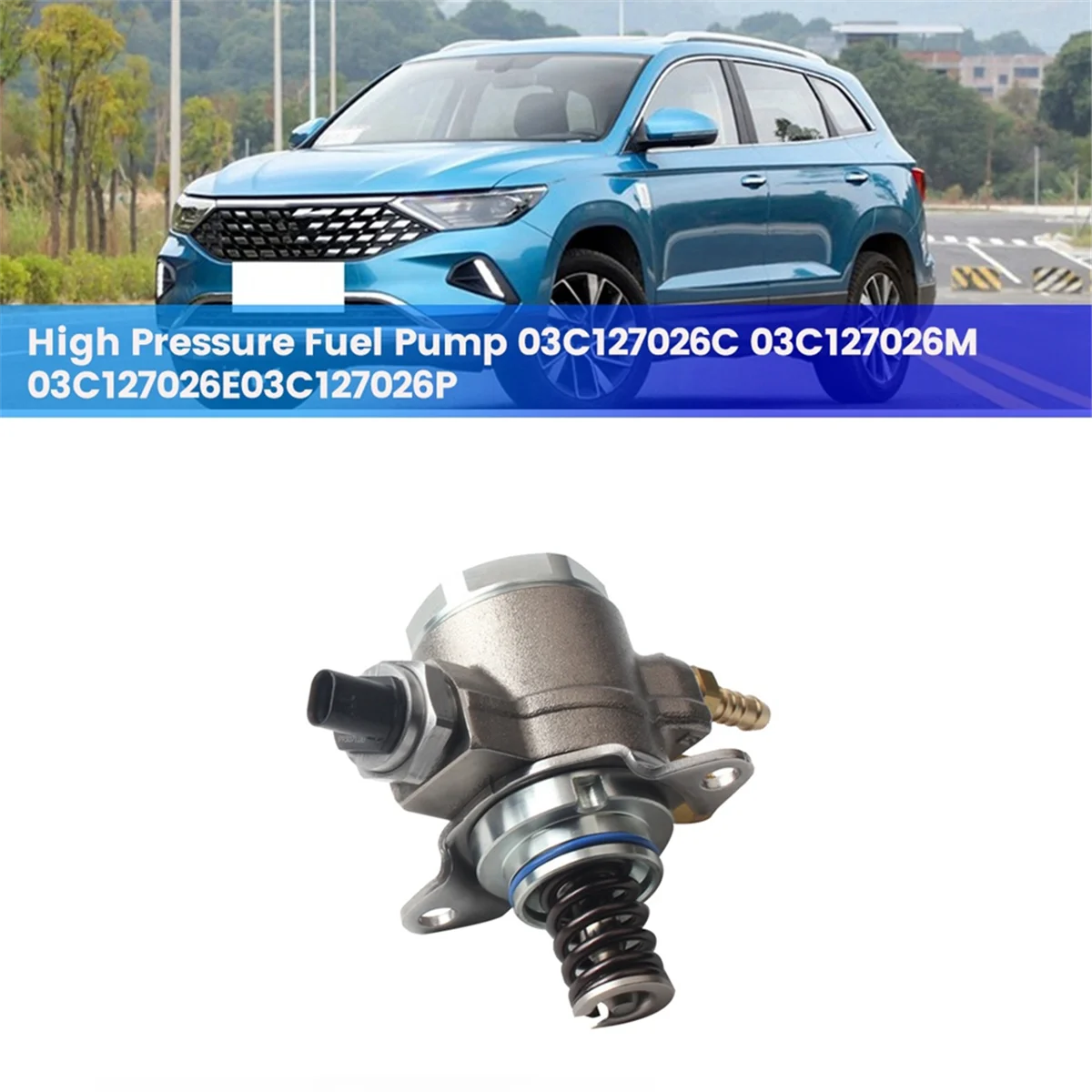 Автомобильный топливный насос высокого давления 03C 127026 C для Audi A1 A3 Seat VW Jetta Polo L4 1.4L