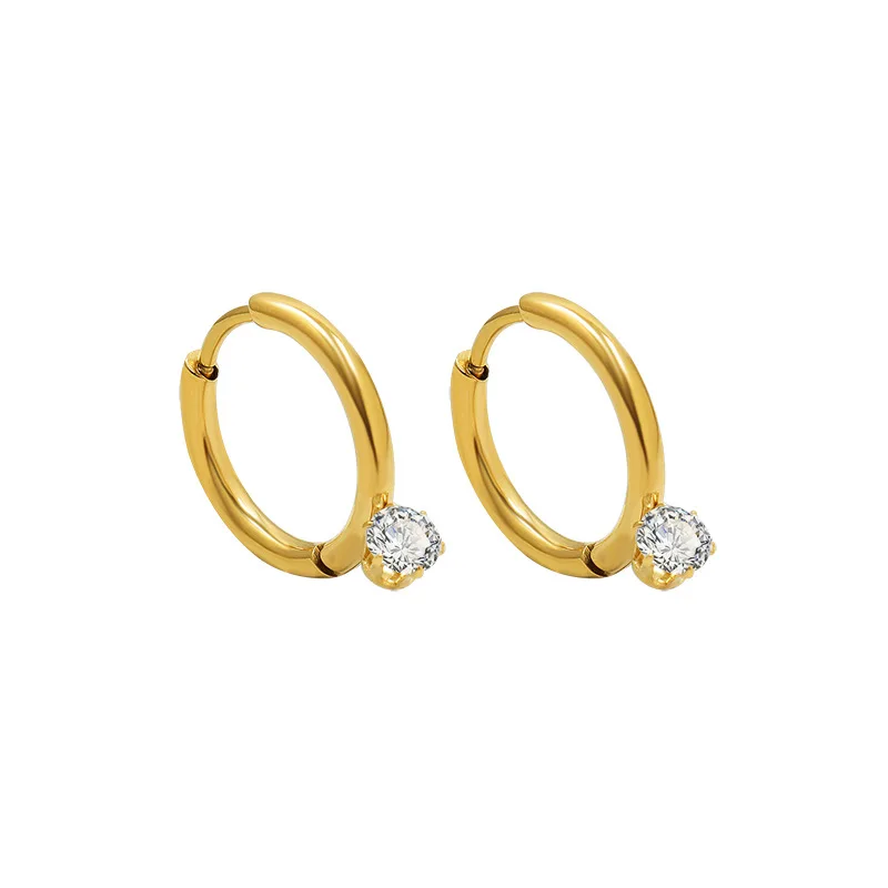 

Zircon Hoop Earring for Women Small Hoop Earrings Jewelry Gifts
