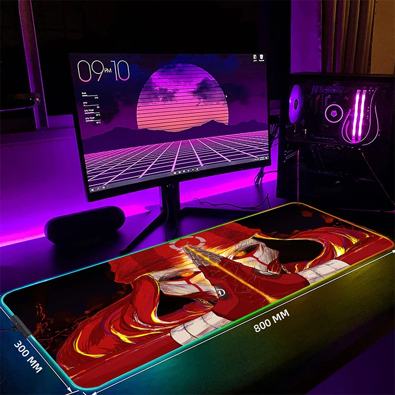 

Large RGB Mouse Mat Apex Legends Gamer Mousepads LED Gaming Mousepad Big Luminous Desk Pad Desk Mats Backlit Mouse Pads