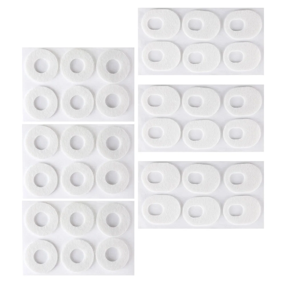 

6Pcs Toe Callus Pads Feet Relaxation Patches Foot Toe Corn Removal Pads (White)