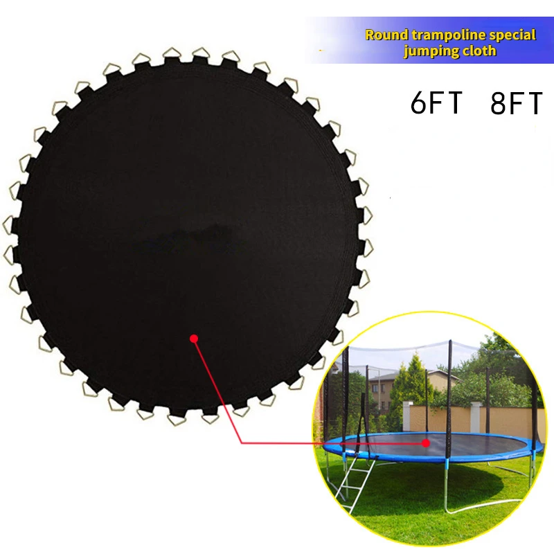 Trampoline Replacement Mat Round Trampoline Jumping Cloth Waterproof Trampoline Mat Fits Trampoline Durable Indoor Outdoor