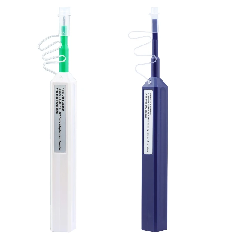 

Optical Fiber Pen Tool 2.5mm LC MU 1.25mm SC FC ST LC Connector Optical Cleaner Dropship