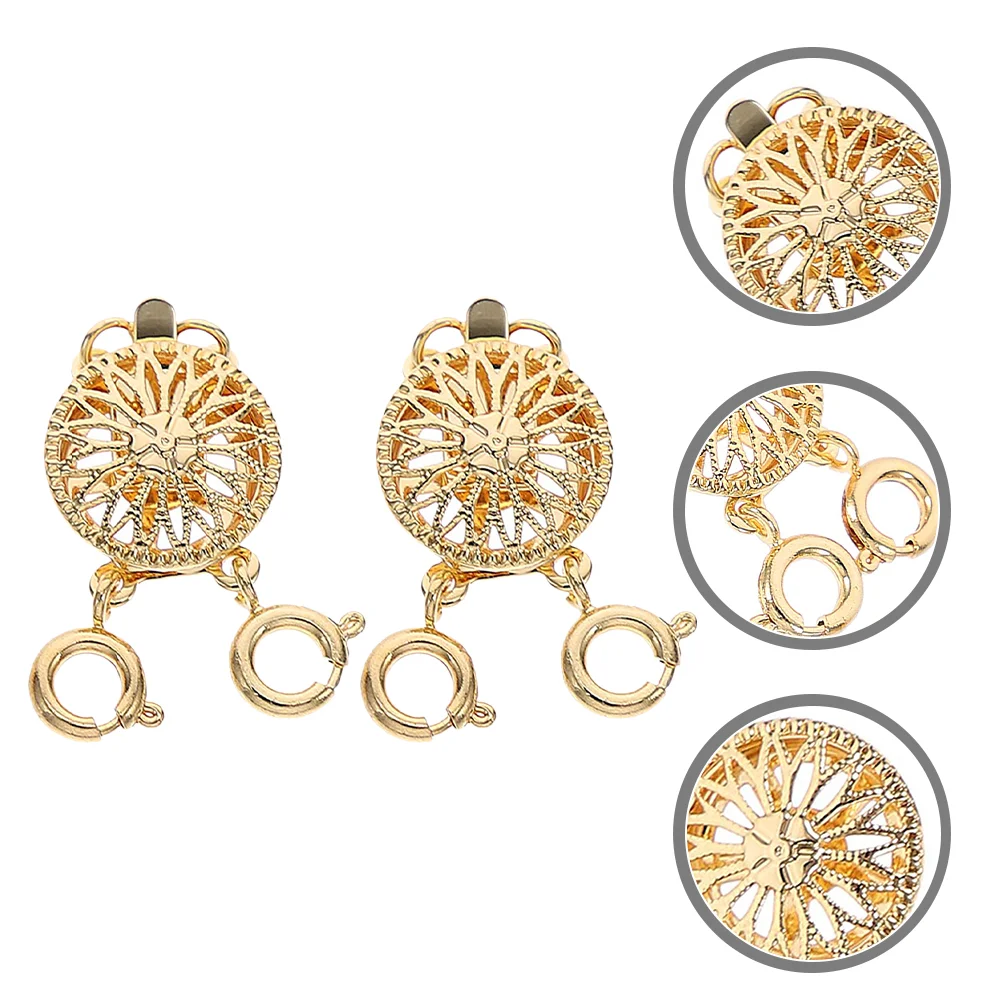 

Necklace Jewelry Layering Layered Clasp Connector Separator Clasps Sunflower Connectors Locks Bracelet Material Look Stacker