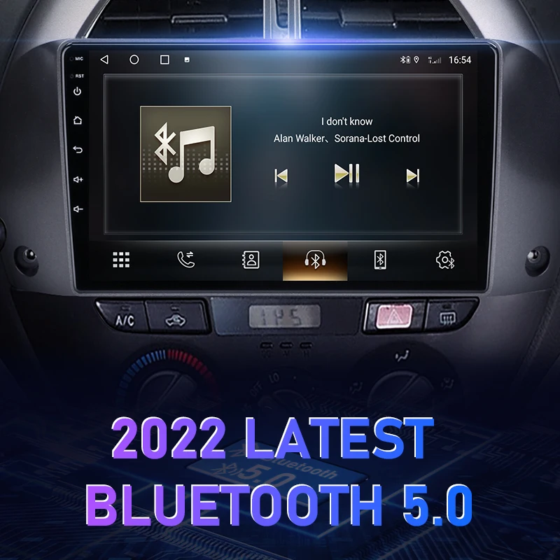 JMCQ 2 Din Android 11 Автомобильное радио для Toyota RAV4 Rav 4 2001 2002 2003 2004 2005 2006 Мультимедийный видеоплеер навигации Carplay.