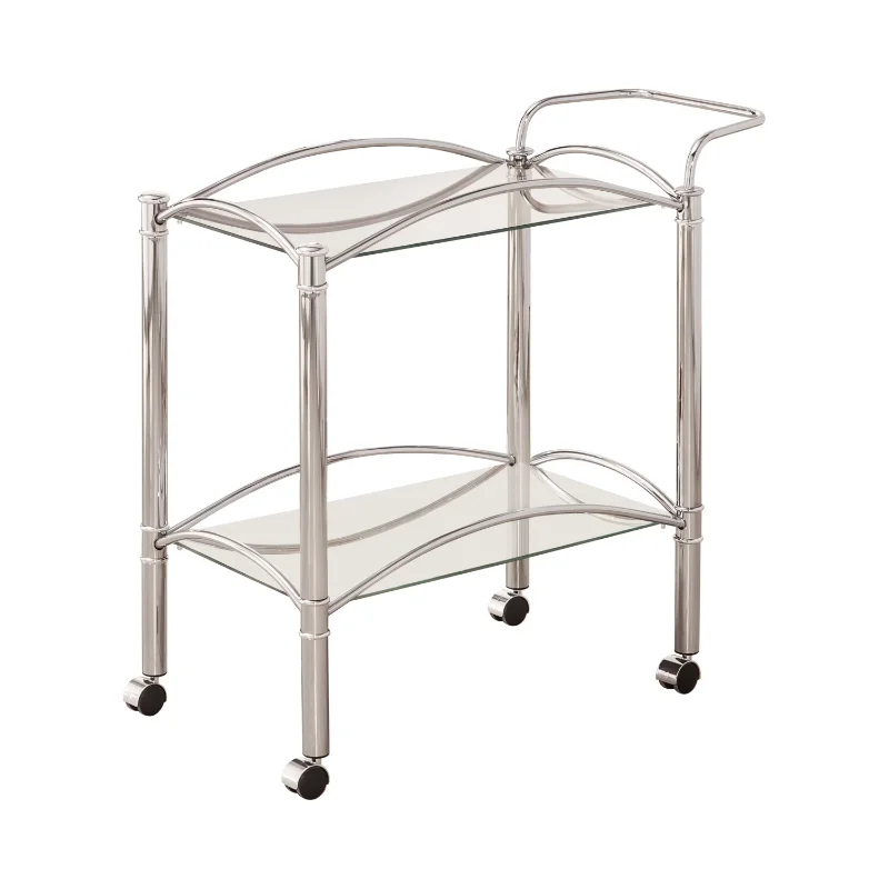 

Coaster Company Serving Bar Cart, Chrome