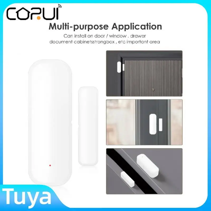 

CORUI Tuya Wifi Door Sensor Smart Window Sensor Detector Smart Home Security Protection Alarm System Support Alexa Google Home