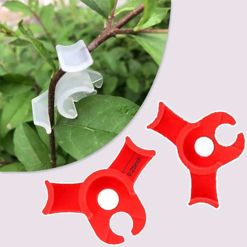 

10pcs/Lot Red White Plant Branches Bender Buckles Reuseable Clips Low Stress Plant Training Control The Growth Garden Suppiles