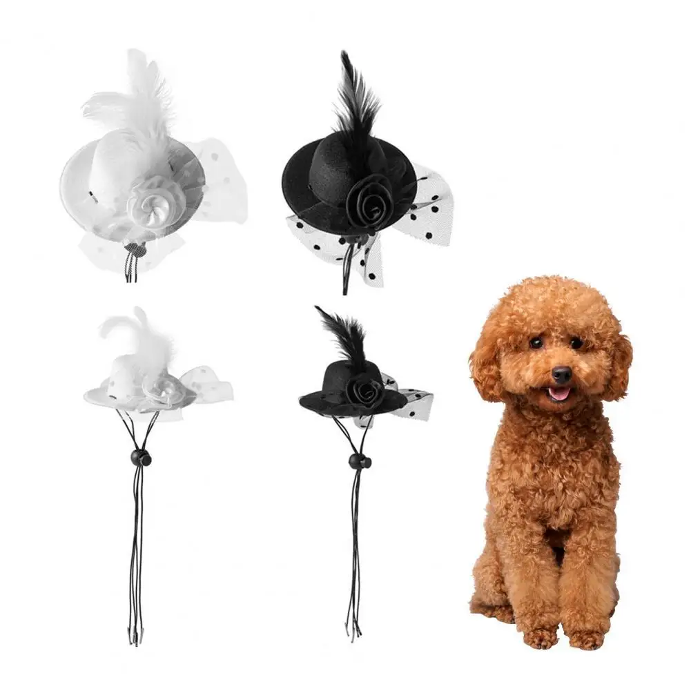 

Аксессуары для домашних животных, стильный костюм собаки, шляпа для вечеринки, универсальная женская привлекательная шляпа для котят