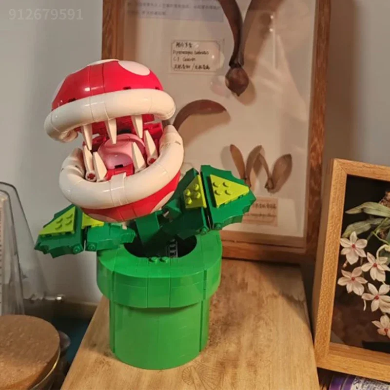 Строительные блоки Piranha модель игрового украшения домашний декор