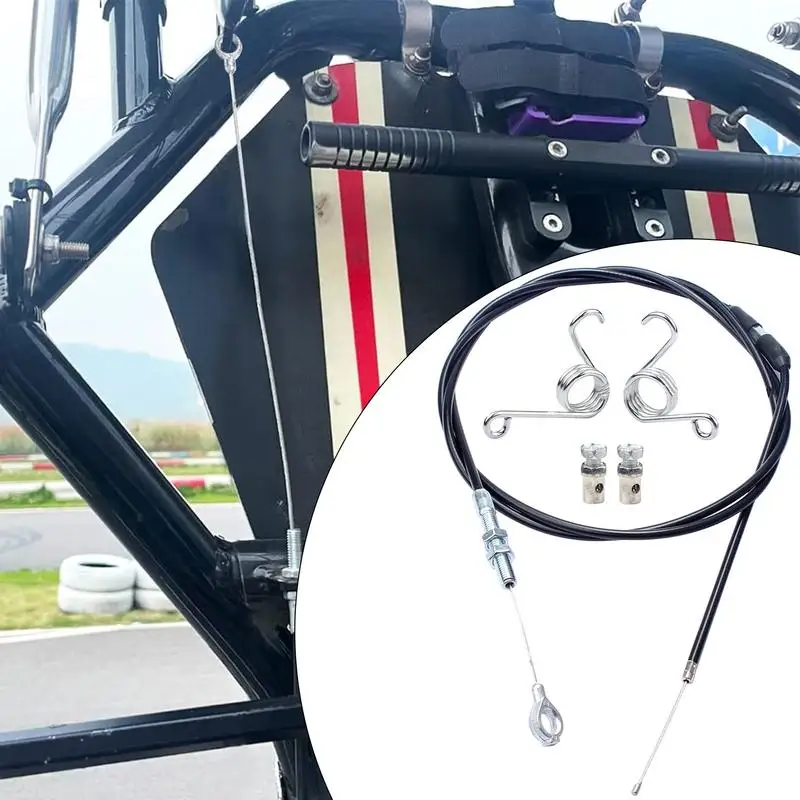 Набор тросов дроссельной заслонки для карт портативный трос 75 дюймов улучшенный