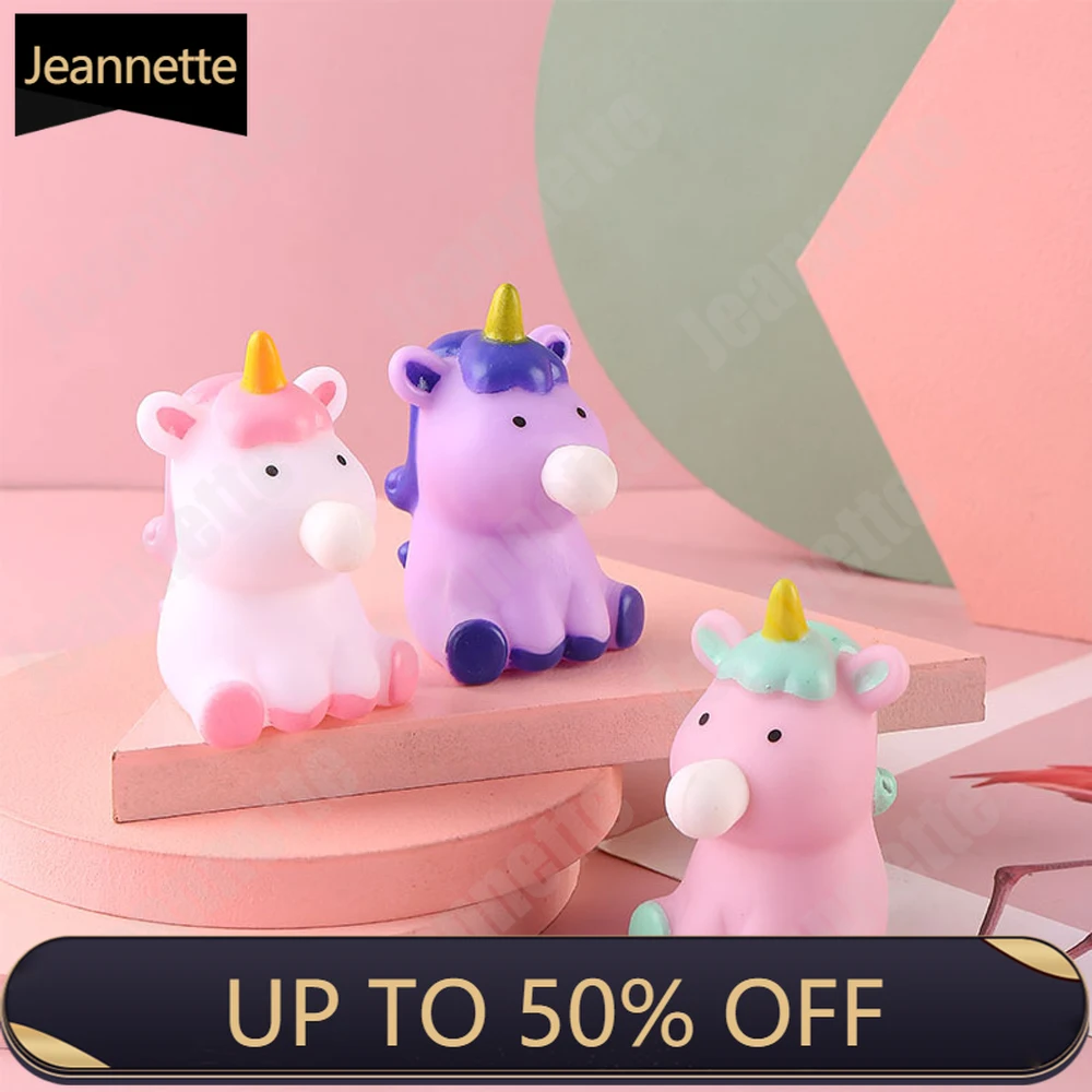 

Unicorn Squishy Blow Bubble Cute Design squeeze toys Fidget Vent Toy Squishies Slow Rising Stress Relief Squeeze Toys for Kids
