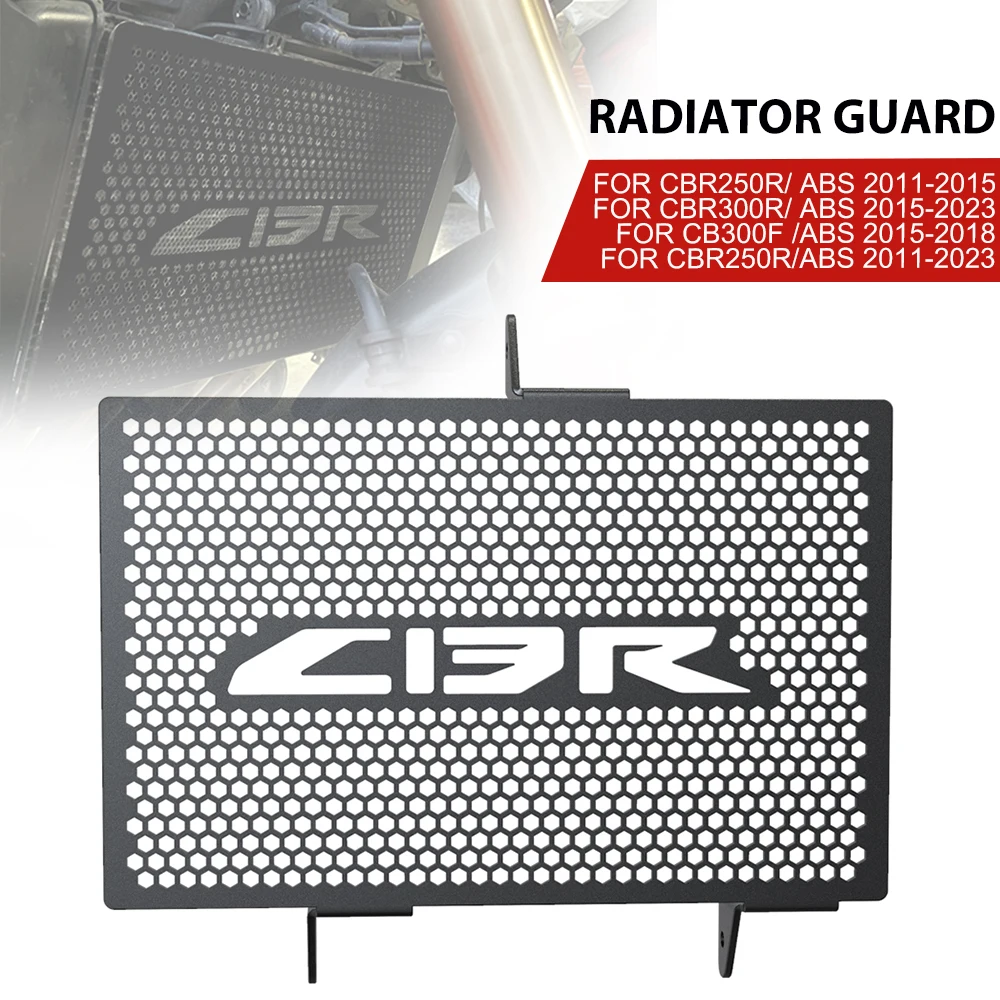 

For Honda CBR250R CBR300R CB300F ABS Motorcycle Radiator Grill Guard Protector Grille Cover Protection CB 300F CBR cbr 250R 300R