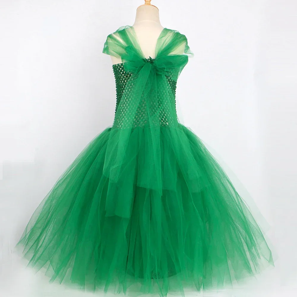 Костюм Фокуса-Покуса детское платье-пачка на Хэллоуин карнавал зеленый костюм