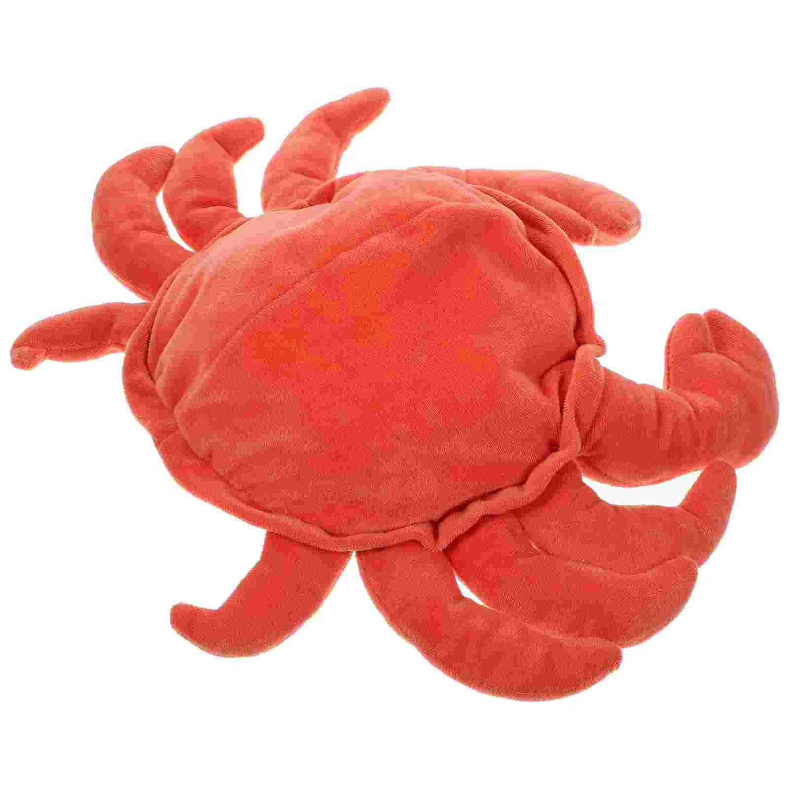 

Stuffed Interactive Toy Adorable Crab Puppet Plaything Story Telling Hand Puppet