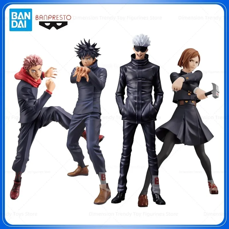 Фото Bandai In Stock Banpresto King Of Artist KOA Anime Jujutsu Kaisen Fushiguro Megumi Satoru Gojo Kugisaki Nobara Itadori Yuji Toys №1