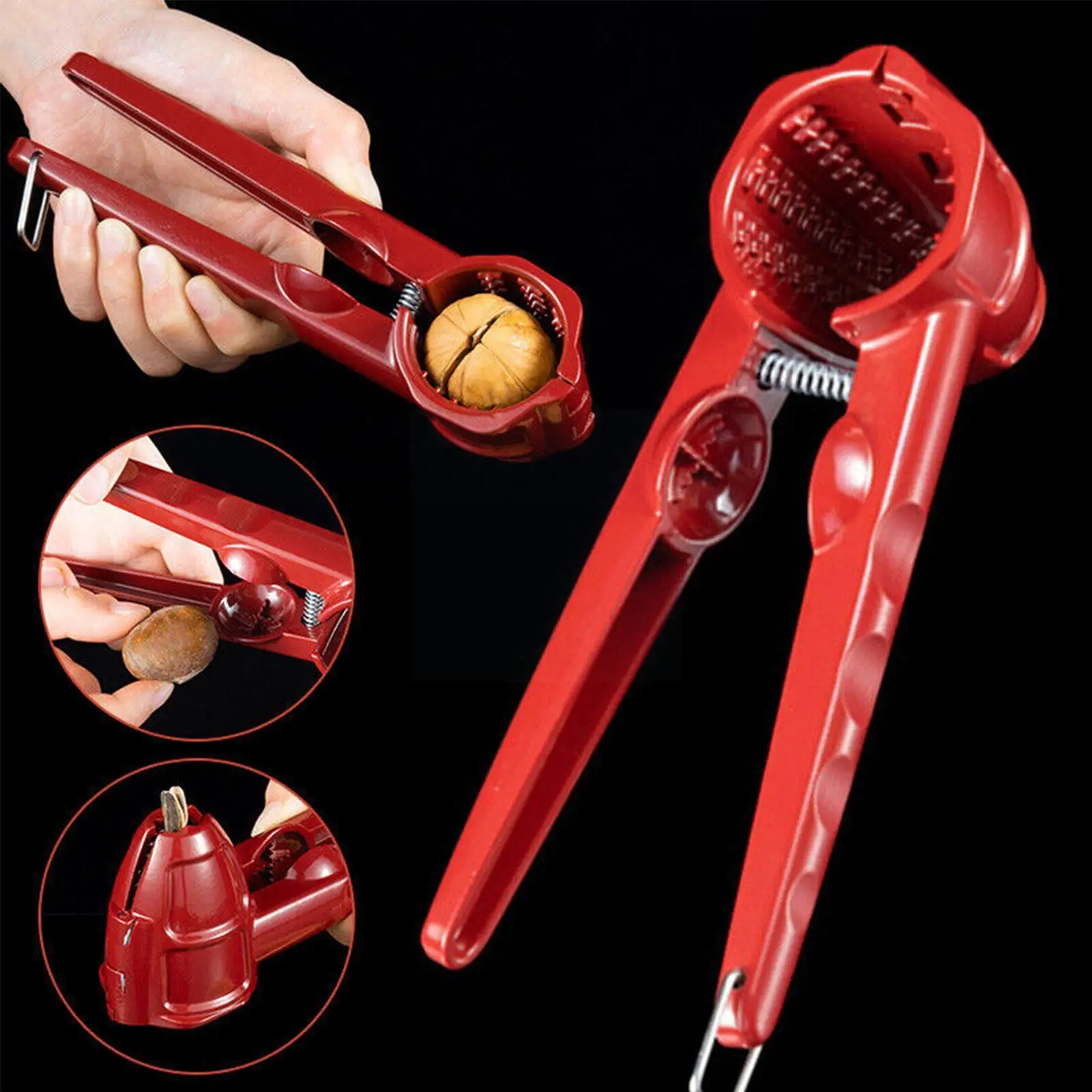 

Nutcracker Sheller Clip Funnel Nut Cracker Splash Proof Plier Walnut Metal Sheller Nut Pecan Nutcracker Cracker Nutcracker W0f3