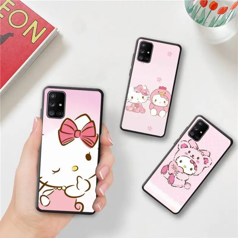 

Hello Kitty Cute Cartoon Phone Case For Samsung Galaxy A03S A52 A13 A53 A73 A72 A12 A31 A81 A30 A32 A50 A80 A71 A51 5G