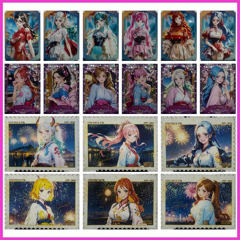 Аниме ONE PIECE Rare SCR SKR LSP Game Коллекционные карты Tashigi Yamato Kozuki Hiyori Perona Nami Игрушки для