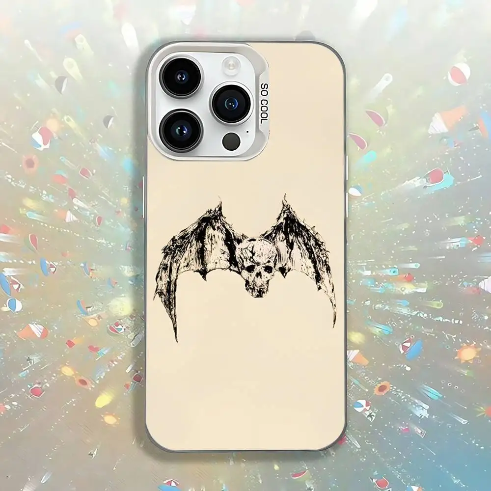 Чехол A-AvengedS Sevenfold A7X для iPhone 17, 16, 15, 14, 13, 12, 11, Pro, Max, Plus, SE, Air, Mini, противоударный, белый бампер (art.: 3920db6decf8a) - 3920db6decf8a