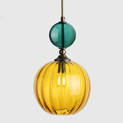 

Цветная стеклянная люстра HUOUWEII