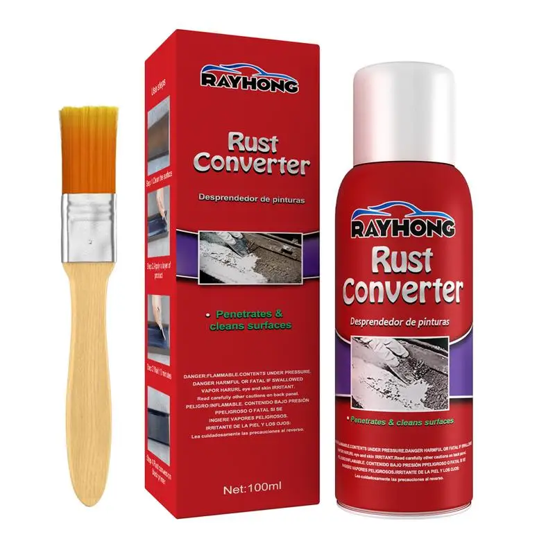 

100ML Car Anti-Rust Chassis Rust Converter Water-Based Primer Metal Surface Rust Remover Weather-Proof Long-Lasting Duster