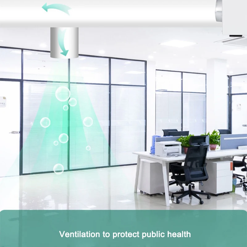 Вытяжной вентилятор Новый для свежего воздуха в коммерческом месте вентиляция