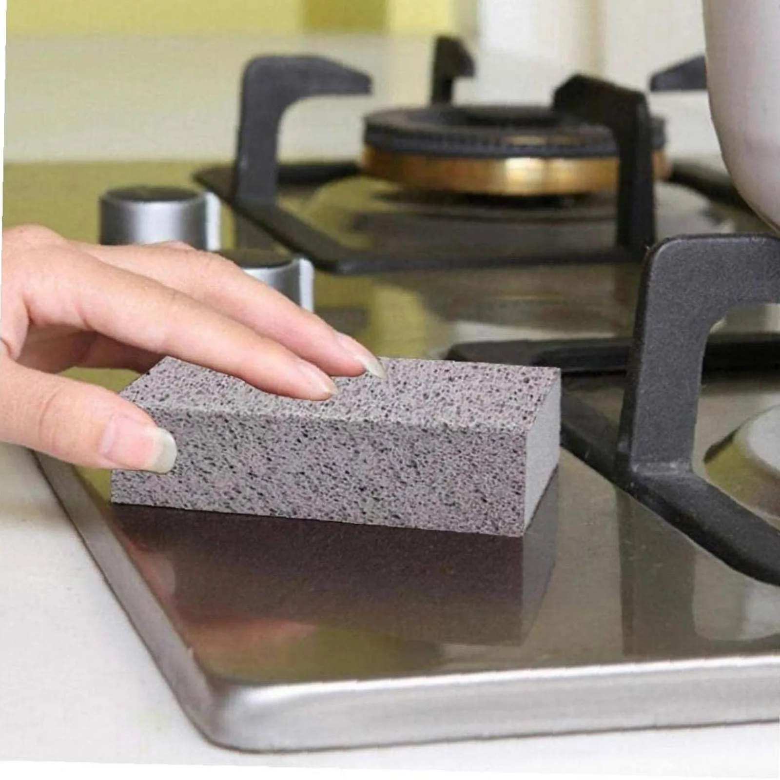 

Barbecue Cleaning Brick Grill BBQ Mop Block Brush for Removing Grills Kitchen Accessories Tools Garden Iron Barbeque Cooking
