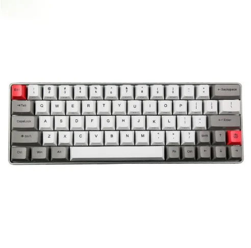 

Custom keyboard 60% Keyboard GH60 GK64 with Aluminum Alloy Case CIY switches dye-subbed pbt Cherry