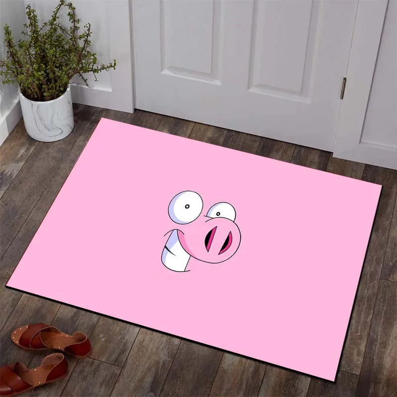 

Cartoon Funny Pets Rugs Area Rugs for Living Room Bedroom Decor Table Mats Entrance Mats Bedroom Bath Kitchen Non-slip Mats