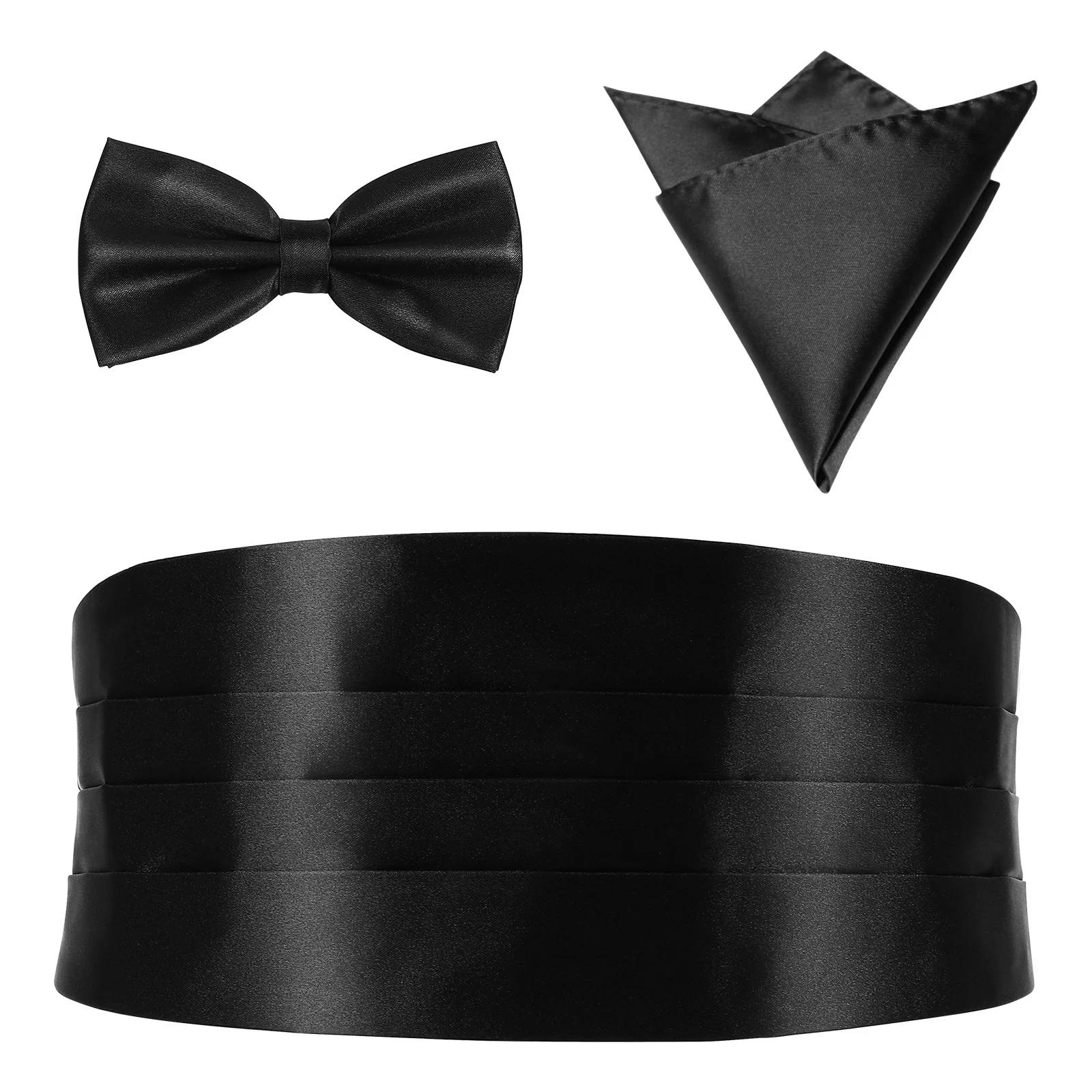 

Мужской классический галстук-бабочка Cummerbund носовой платок деловой галстук для свадебной вечеринки подарок для мужчин