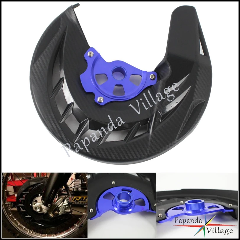 

Motorbike ABS Plastic Black Front Brake Disc Guard Protection Protector Cover for Yamaha YZ250F YZ250FX YZ450F YZ450FX 2014-2018