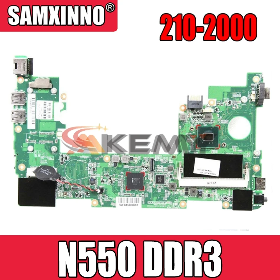 

AKemyOriginal laptop Motherboard FOR HP MINI 210-2000 LAPTOP 630968-001 MAINBOARD INTEL N550 DDR3 FULL TESTED