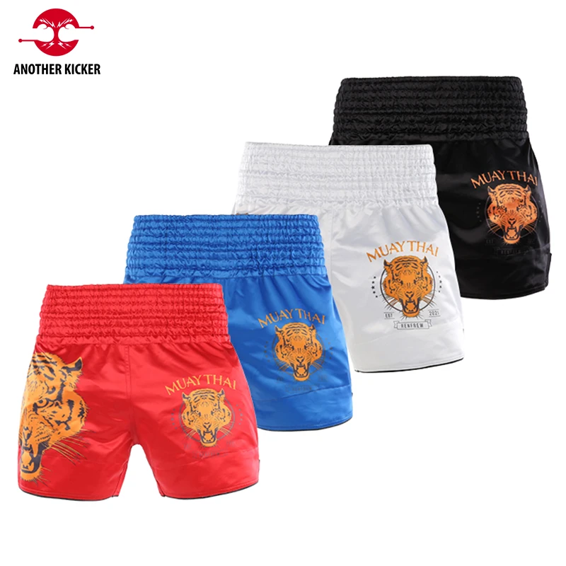 

Muay Thai Shorts Printing Tiger Boxing Shorts Womens Mens Kid Boy Girl MMA Training Combat Kickboxing Competition Match Uniform