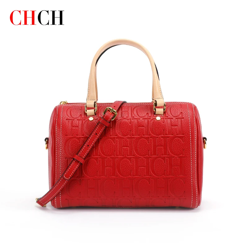 

CHCH Large Capacity Vintage Women's Handbags 100% Genuine Leathe Fashion Brand Shoulder Bags Ladies Totes Women Messenger Bag