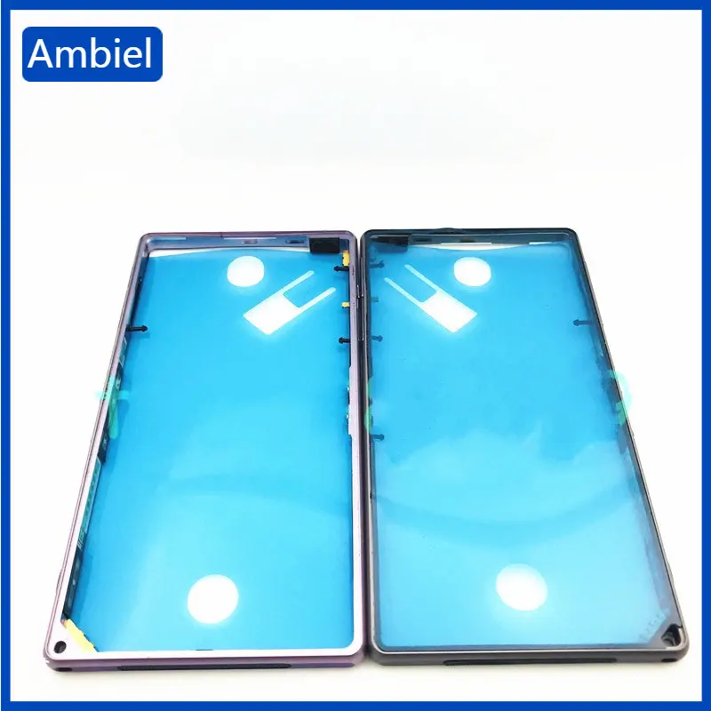 Original For Sony Xperia Z1 L39h C6903 Middle Frame Housing Bezel Middle Metal Side Plate Replacement Part