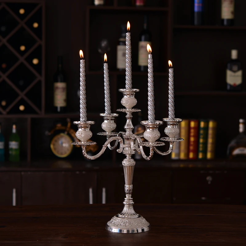 

House Dinner Table Scented Candle Holder Indoor Mobile Classics Candle Holder Wedding Centre Tables Mariage Nordic Furniture