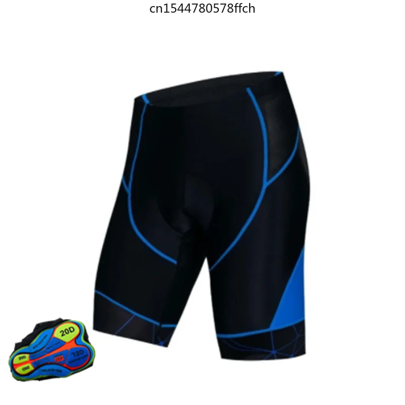 

2021 Summer team Breathable Men Cycling Shorts Shockproof Mountain Bike Summer Quick Dry MTB Short With 20D Gel Padded