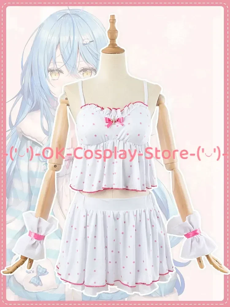 Юкихана Lamy Косплей Костюм Vtuber милая кожа костюм пальто Топ юбки Хэллоуин