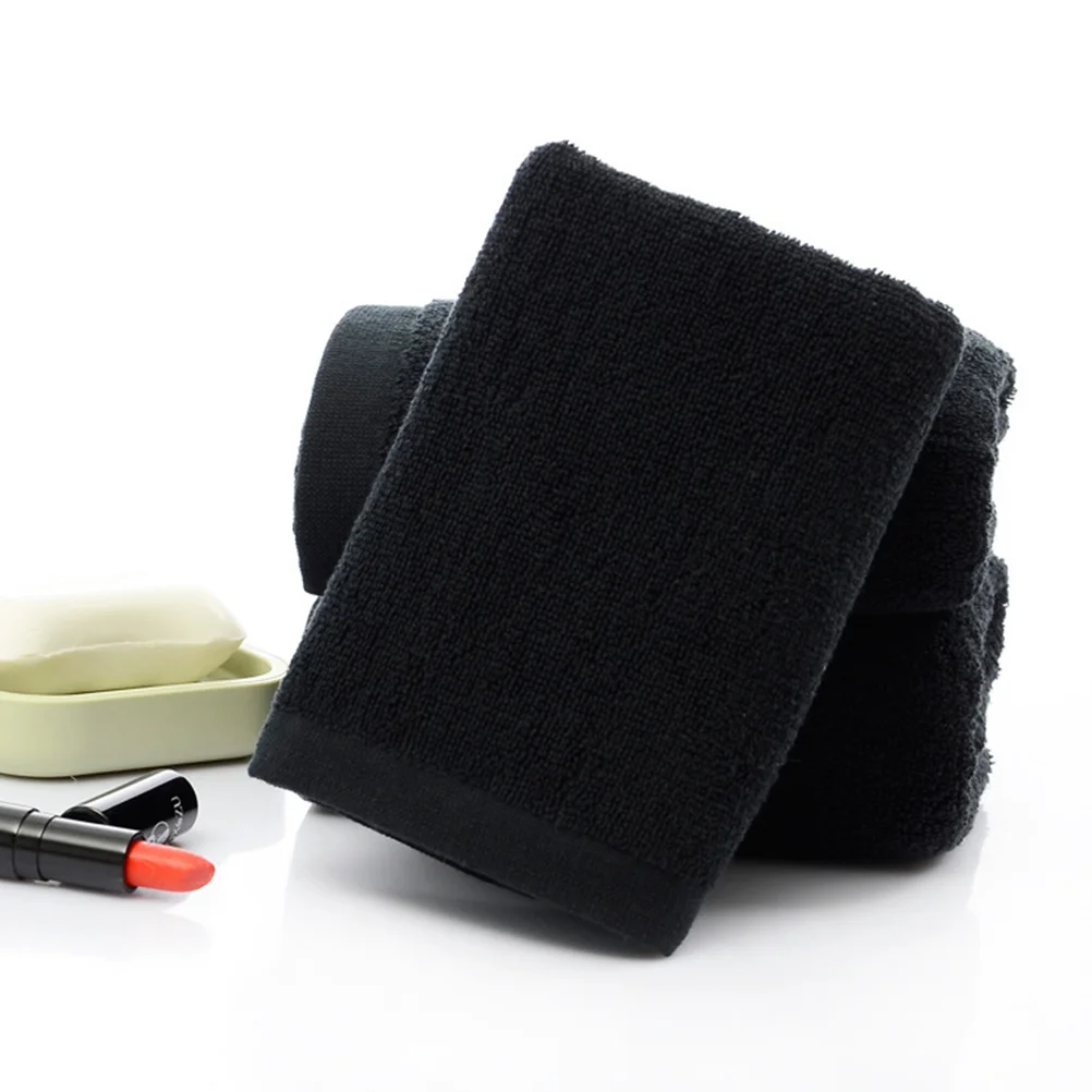 

1 pc Black Water Absorption Towel Washcloths Bath Towels Hand Towels for Restaurant Home