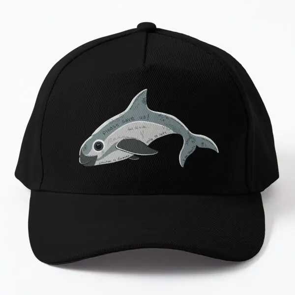 

Граффити Vaquita бейсболка шляпа черная Czapka шляпа-шлем Fish Мужская весенняя Спортивный солнцезащитный Повседневный однотонный с принтом