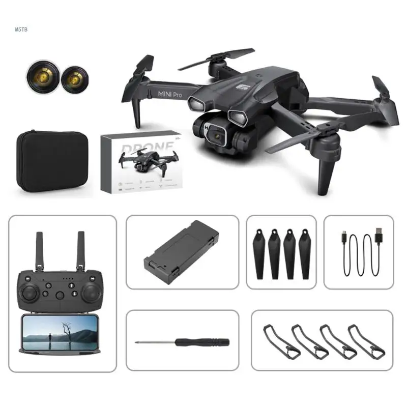 Foldable Drones with 4K Camera for Adults RC Quadcopter WiFi FPV Live Video Altitude Hold Headless One  Take Off