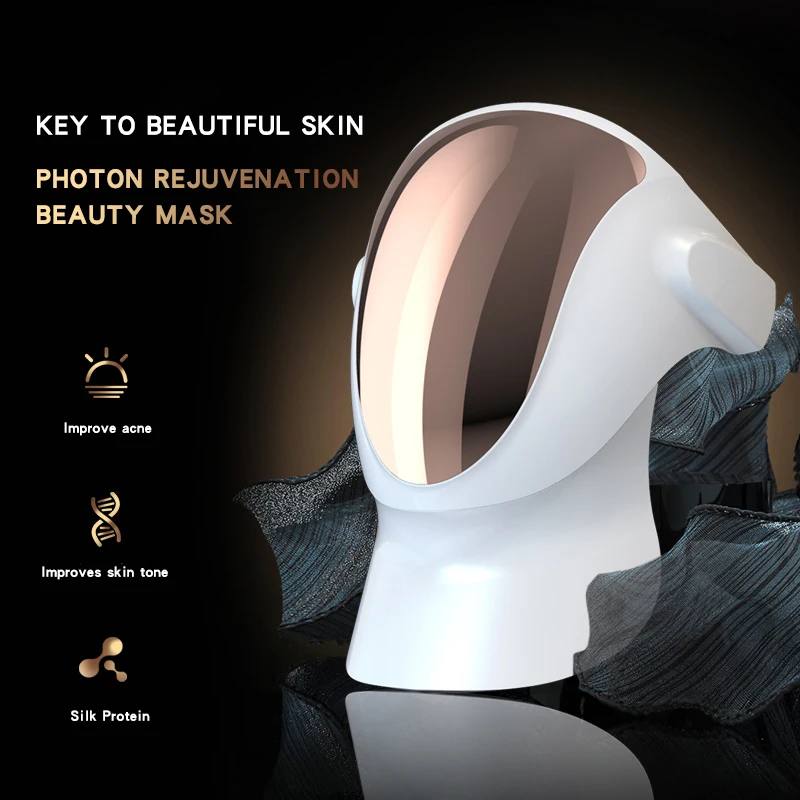 

2022 New Korea Beauty Equipment 3 Colors Light Therapy Face Led Mask Mascara Facial Led Face Mask