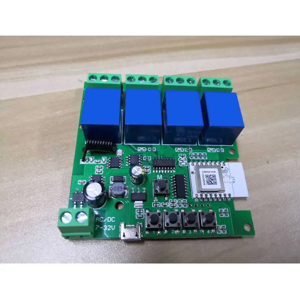 

Беспроводной модуль дистанционного управления лампой четырехканальная релейная плата