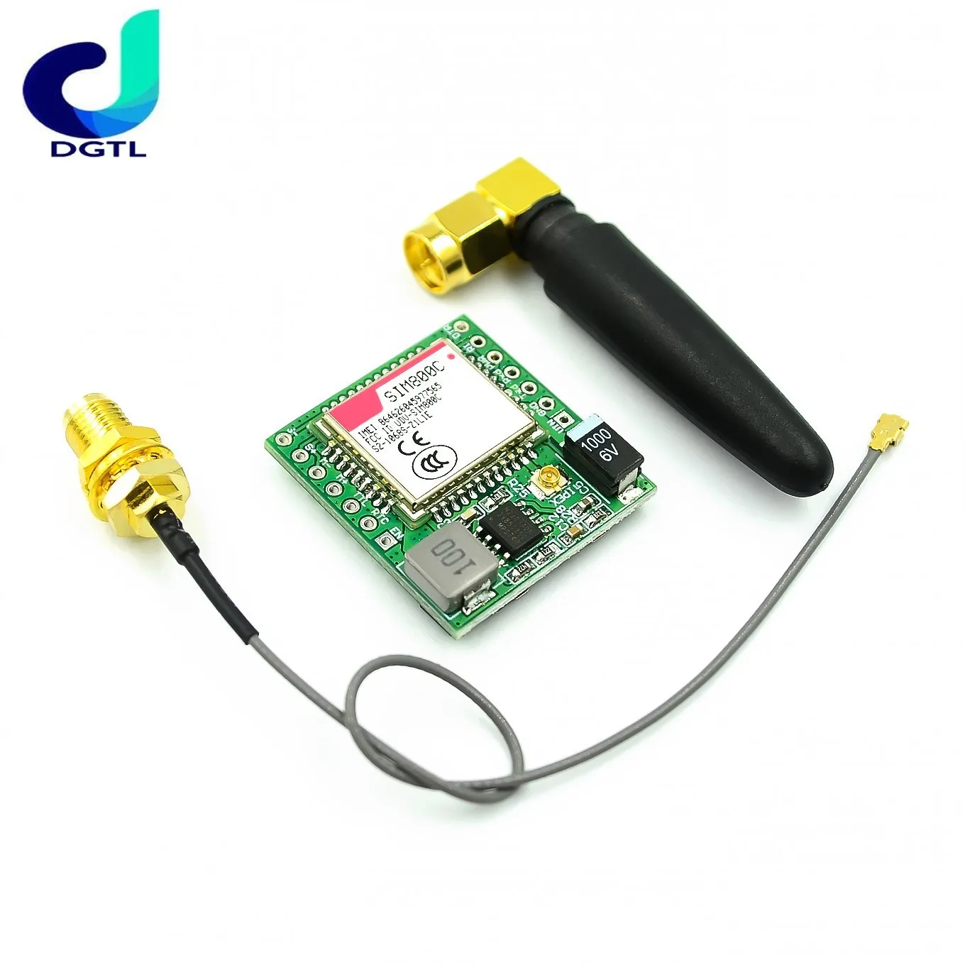 SIM800C GSM GPRS модуль TTL макетная плата IPEX с Air208S SIM7020C