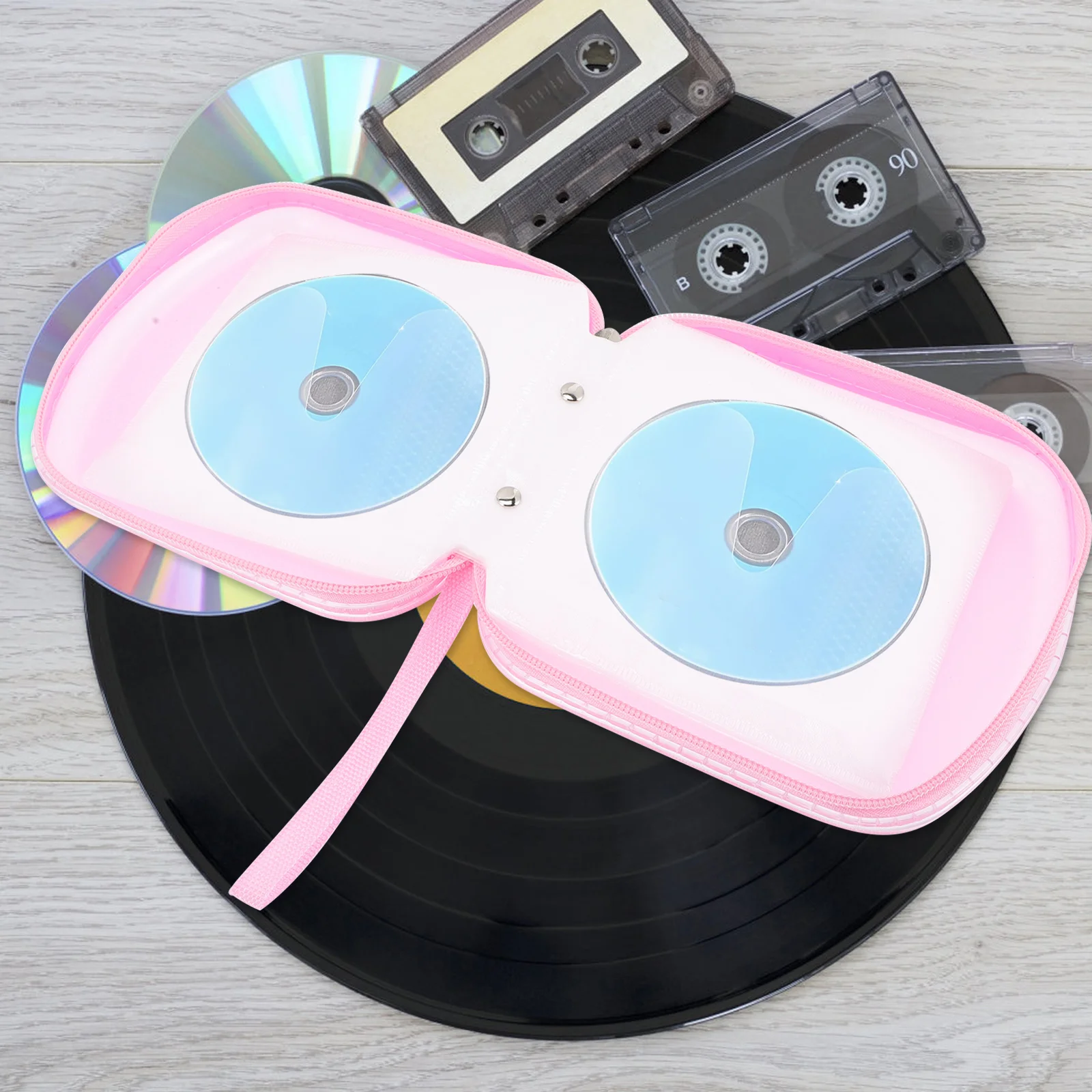 

CD Storage Box Holder Car Plastic Wallets Disc Case Organizer Holders Cases Mount Racks