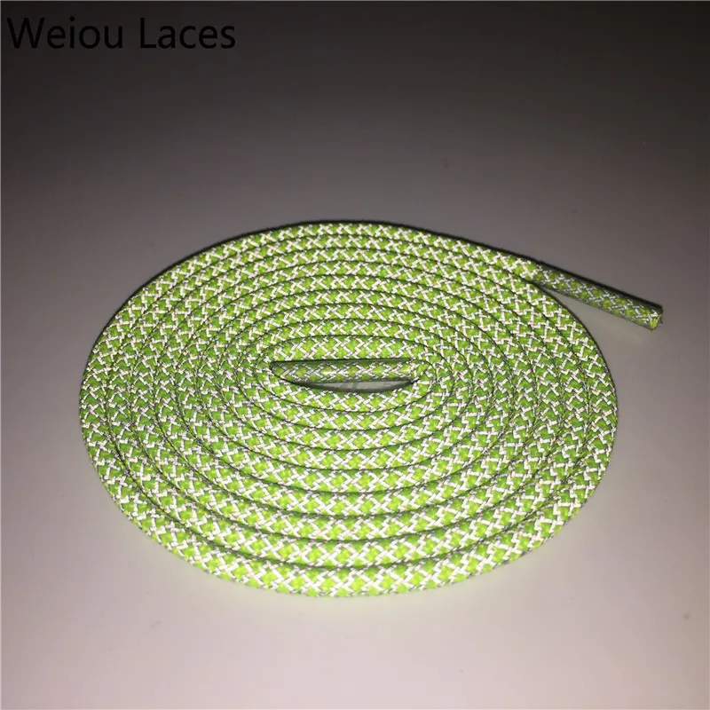 (100pairs/Lot)Weiou 3M Reflective Shoe Laces Classic Runner Shoestring Crazy Custom Shoelaces For Men Basketball Shoes Sneakers