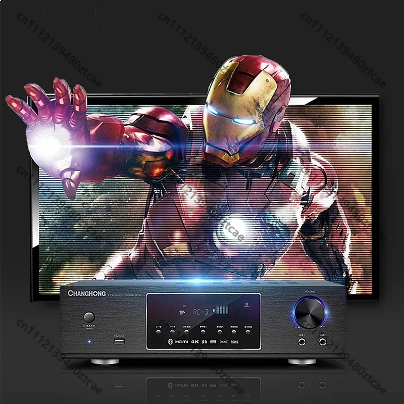 Фото Усилитель мощности для домашнего кинотеатра 900 Вт, 220 В, Hi-Fi 5.1, Bluetooth, KTV, караоке, декодирование Dolby AC-3 без потерь №5