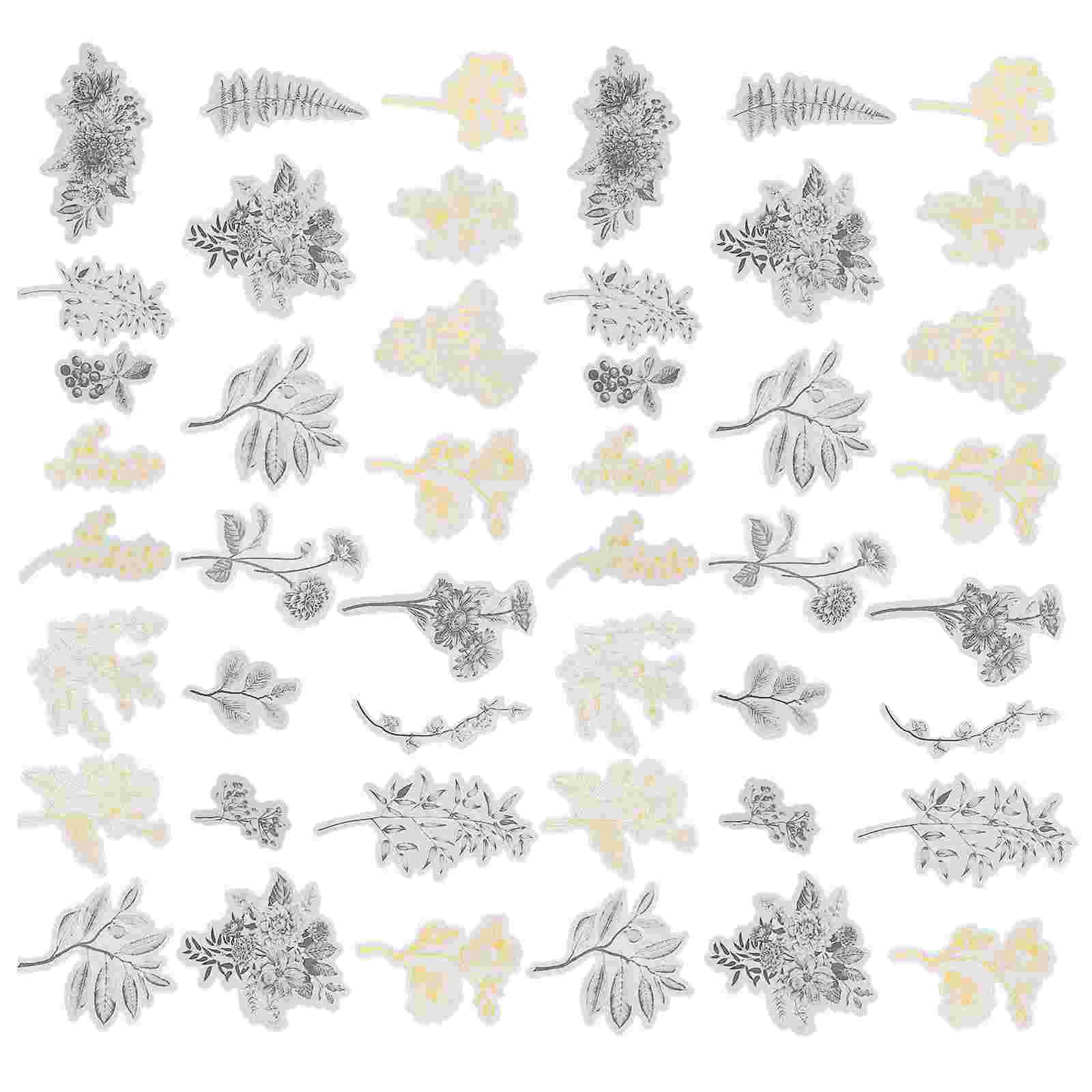 

Sticker Stickers Scrapbook Decal Craft Paper Journal Gift Diy Planner Flowers Floral Washi Adhesive Flower Decors Scrapbooking