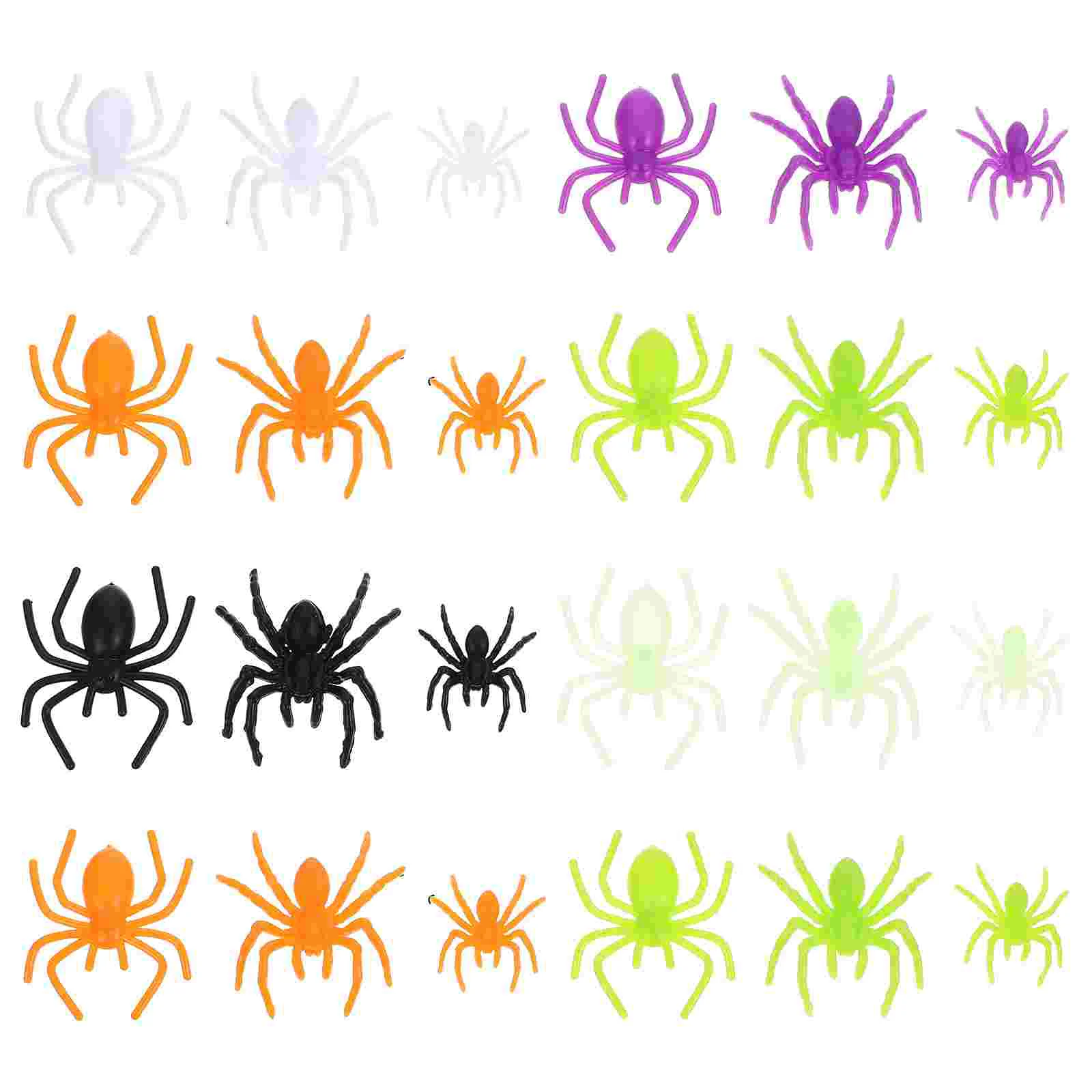 

200 Pcs Goody Bag Stuffers Plastic Mini Spider Spiders Supplies Decoration Child